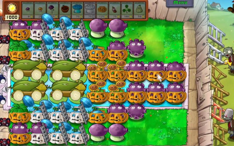 植物大战僵尸4-4，植物大战僵尸44带什么植物-第4张图片-屿企游戏网