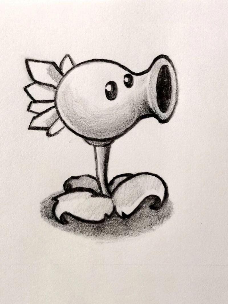 植物大战僵尸里面的植物怎么画，植物大战僵尸中的植物如何画-第5张图片-屿企游戏网