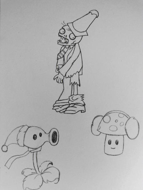 画植物大战僵尸中的植物_画植物大战僵尸的植物简笔画-第2张图片-屿企游戏网 画植物大战僵尸中的植物_画植物大战僵尸的植物简笔画-第2张图片-屿企游戏网