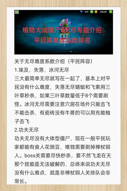 植物大战僵尸无尽模式攻略-植物大战僵尸无尽模式打法-第4张图片-屿企游戏网 植物大战僵尸无尽模式攻略-植物大战僵尸无尽模式打法-第4张图片-屿企游戏网