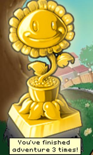 植物大战僵尸金向日葵，植物大战僵尸金向日葵成就