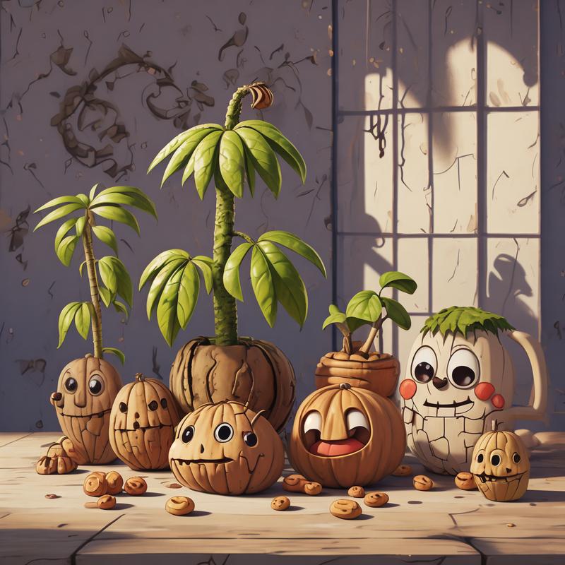 植物大战僵尸坚果简笔画-植物大战僵尸坚果简笔画步骤-第1张图片-屿企游戏网