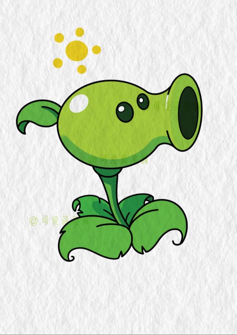 植物大战僵尸坚果简笔画-植物大战僵尸坚果简笔画步骤-第2张图片-屿企游戏网