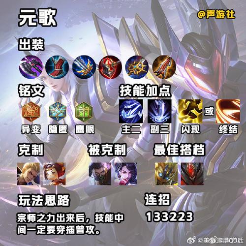 王者荣耀元歌高阶攻略教学_王者荣耀元歌高级教学-第1张图片-屿企游戏网