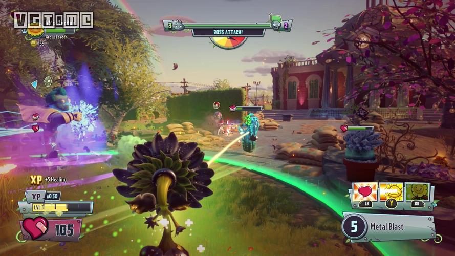 植物大战僵尸之花园战，3d植物大战僵尸下载花园战争版-第2张图片-屿企游戏网