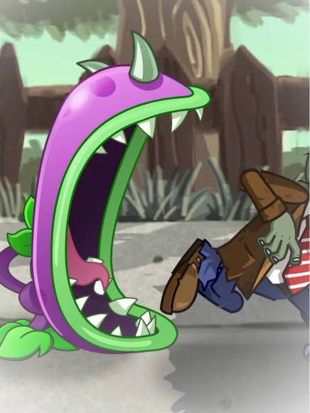 植物大战僵尸大嘴花_植物大战僵尸大嘴花简笔画-第3张图片-屿企游戏网