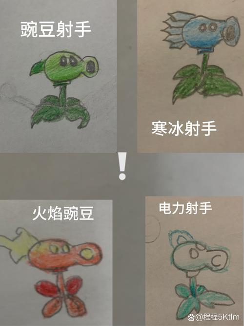植物大战僵尸的豌豆射手，植物大战僵尸的豌豆射手这些那些植物大战僵尸的画-第6张图片-屿企游戏网