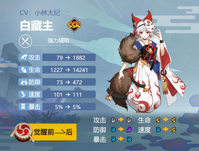 阴阳师白藏主御魂_阴阳师白藏主御魂属性防御还是生命-第4张图片-屿企游戏网
