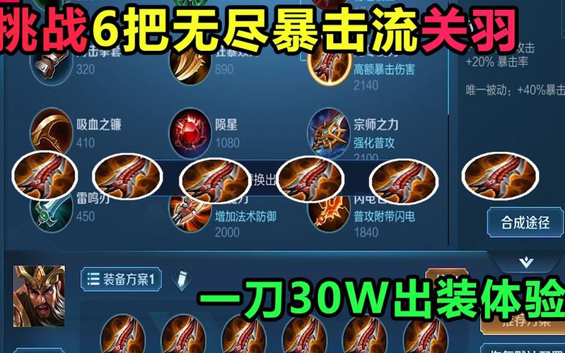 王者荣耀关羽上分攻略图，王者荣耀关羽上分攻略图片-第4张图片-屿企游戏网